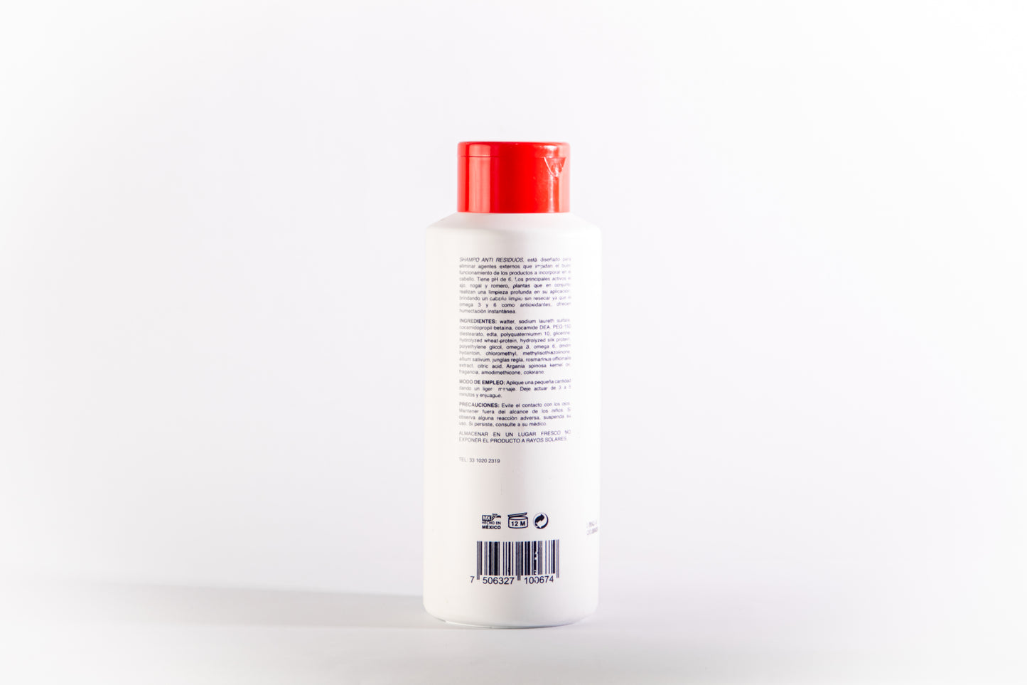 Shampoo antiresiduos
